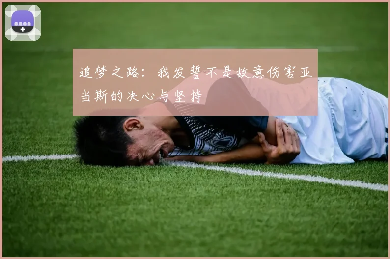追梦之路：我发誓不是故意伤害亚当斯的决心与坚持